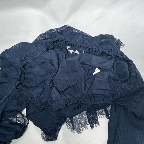 🅽🅴🆆 Tularosa Annie Crop Top in Iris Blue, women's size XS - Picture 17 of 17